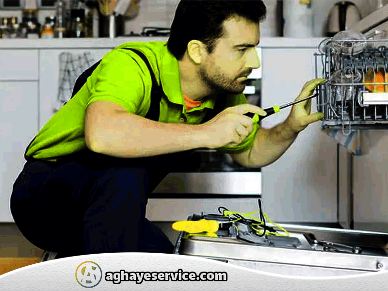 تعمیر ماشین ظرفشویی کنوود در اصفهان - آقای سرویس