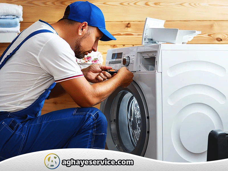 صفر تا صد تراز کردن انواع ماشین لباسشویی - آقای سرویس
