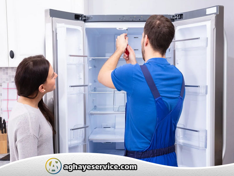 تعمیرات یخچال در منزل - آقای سرویس