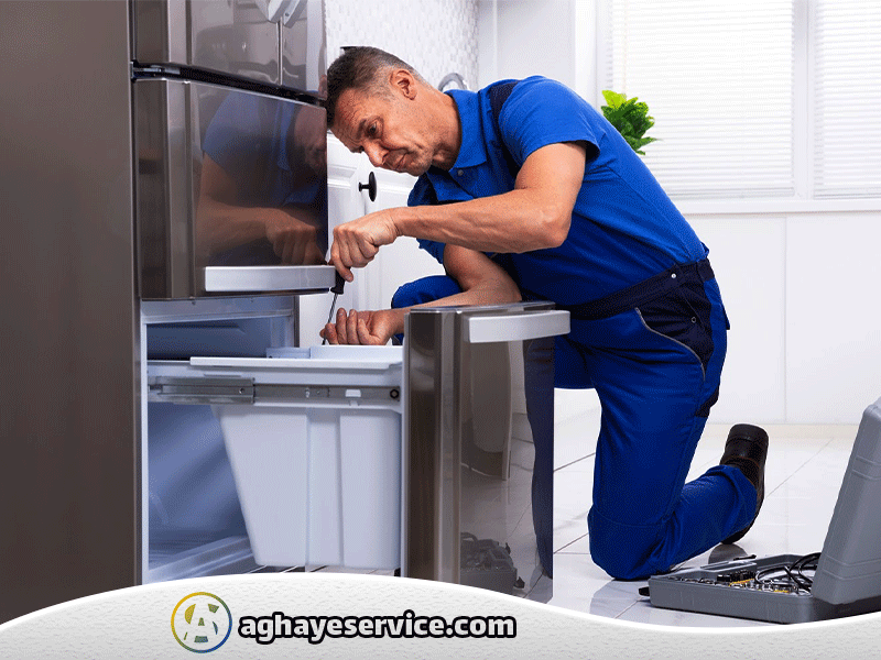 بررسی عیب ها و مشکلات رایج یخچال سامسونگ - آقای سرویس