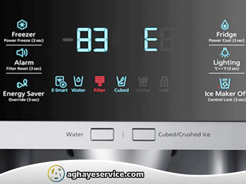 ارور های یخچال سامسونگ - آقای سرویس