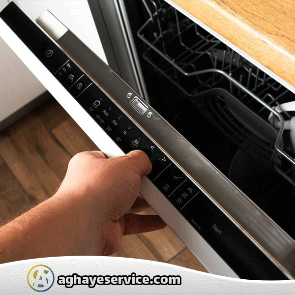 علت قفل نشدن درب ماشین ظرفشویی - آقای سرویس