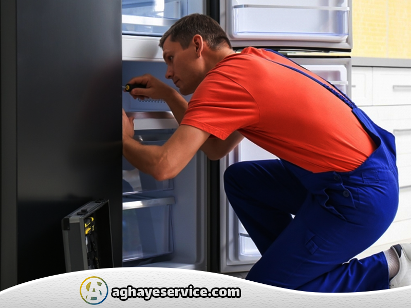 تعمیر برد یخچال ساید بای ساید در اصفهان - آقای سرویس