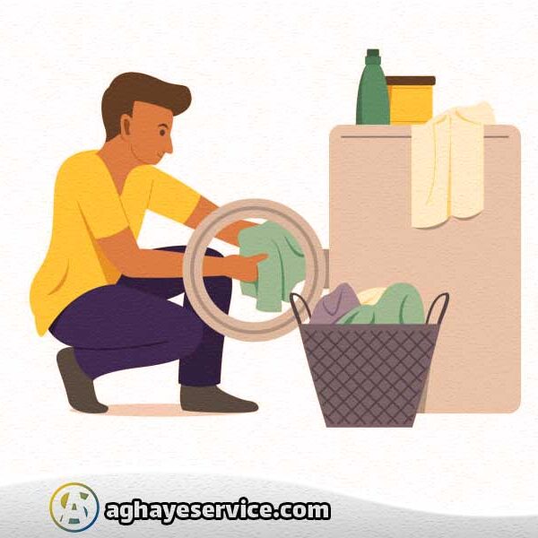 بهترین زمان استفاده از لباسشویی | آقای سرویس