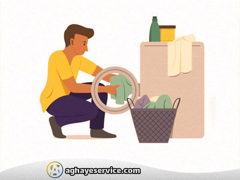 بهترین زمان استفاده از لباسشویی | آقای سرویس