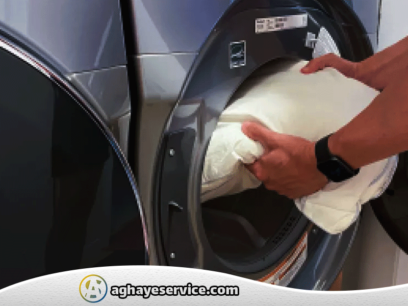 راهنمای شستشوی بالش در ماشین لباسشویی - آقای سرویس