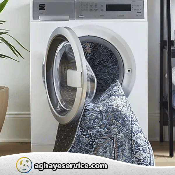 شستشوی روفرشی با لباسشویی - آقای سرویس