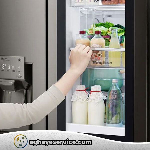 نحوه کار با پنل یخچال ساید-آقای سرویس