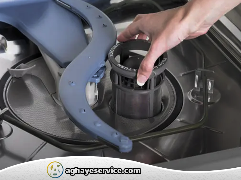 نحوه تمیز کردن فیلتر ماشین ظرفشویی - آقای سرویس