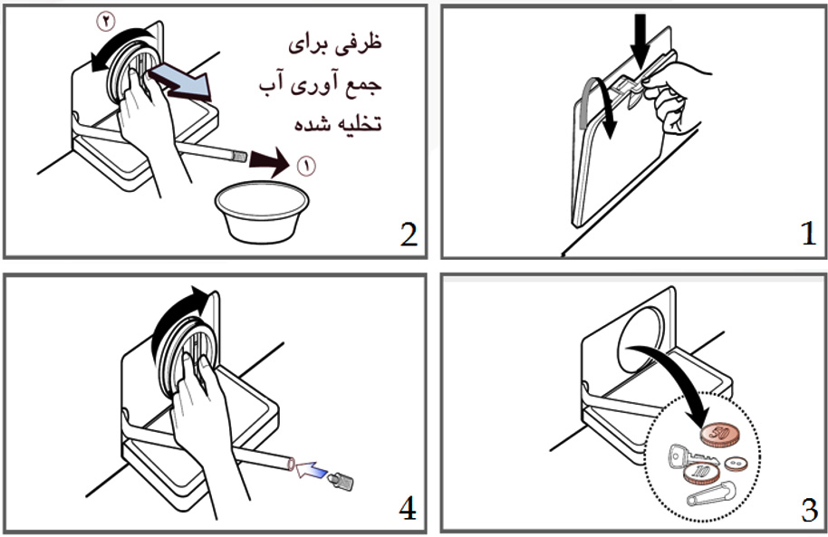 ارور لباسشویی ال جی