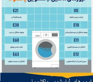 ارورهای لباسشویی پاکشوما